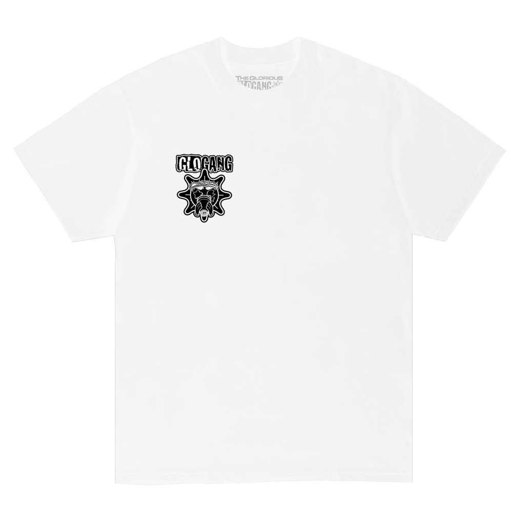 Basic Glo Tee White 1 - Glo Gang Store