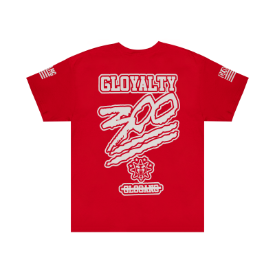 GGT60GLOYALTYTEE RED BACK - Glo Gang Store