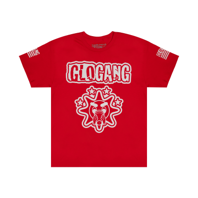GGT60GLOYALTYTEE RED FRONT - Glo Gang Store
