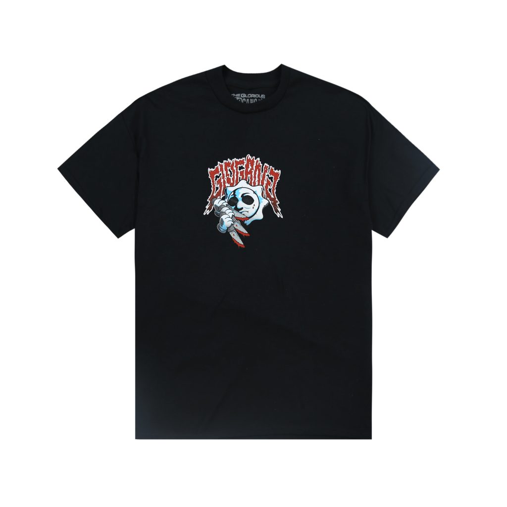 Glofield Black Tee 01 scaled - Glo Gang Store