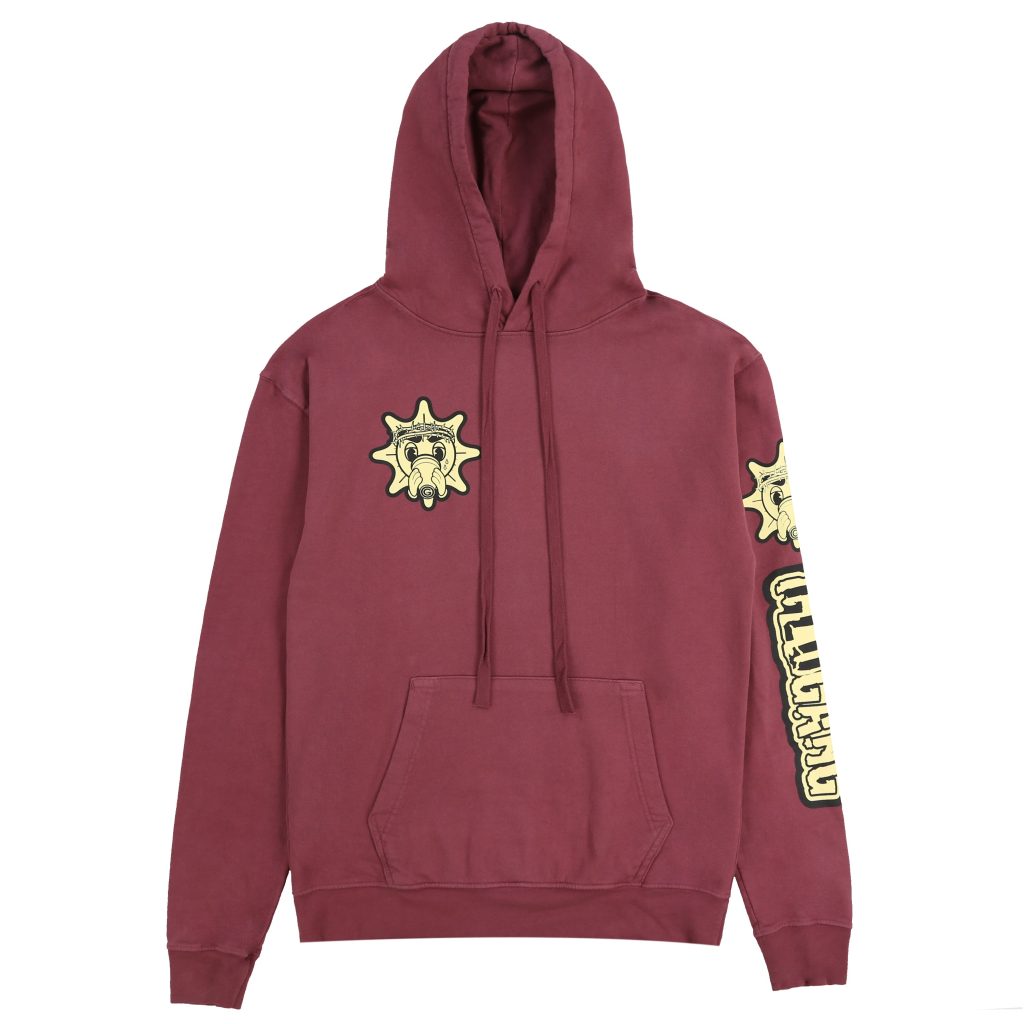 Hoodie GloCup Maroon 1 scaled - Glo Gang Store