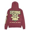 Hoodie GloCup Maroon 2 - Glo Gang Store