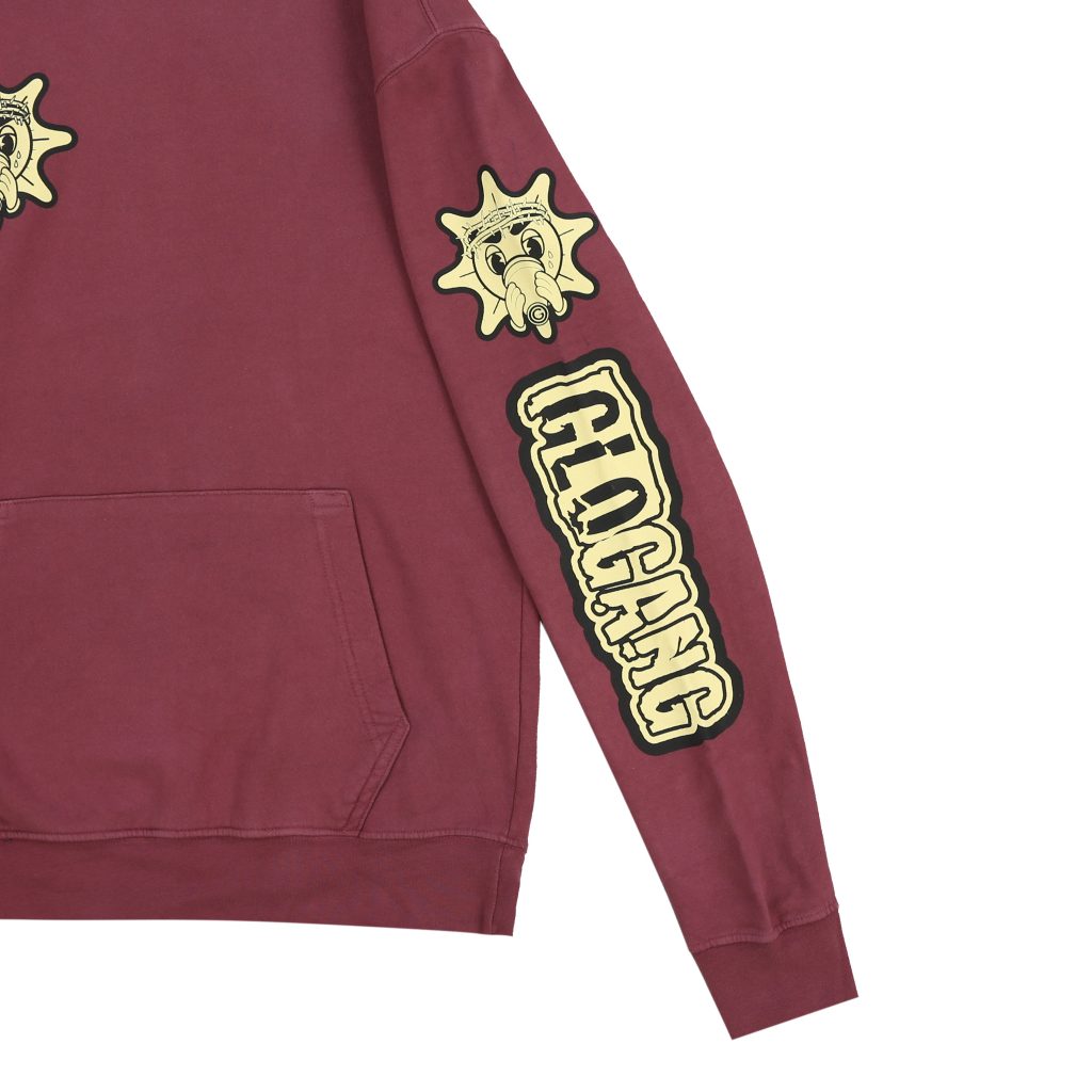 Hoodie GloCup Maroon 3 scaled - Glo Gang Store