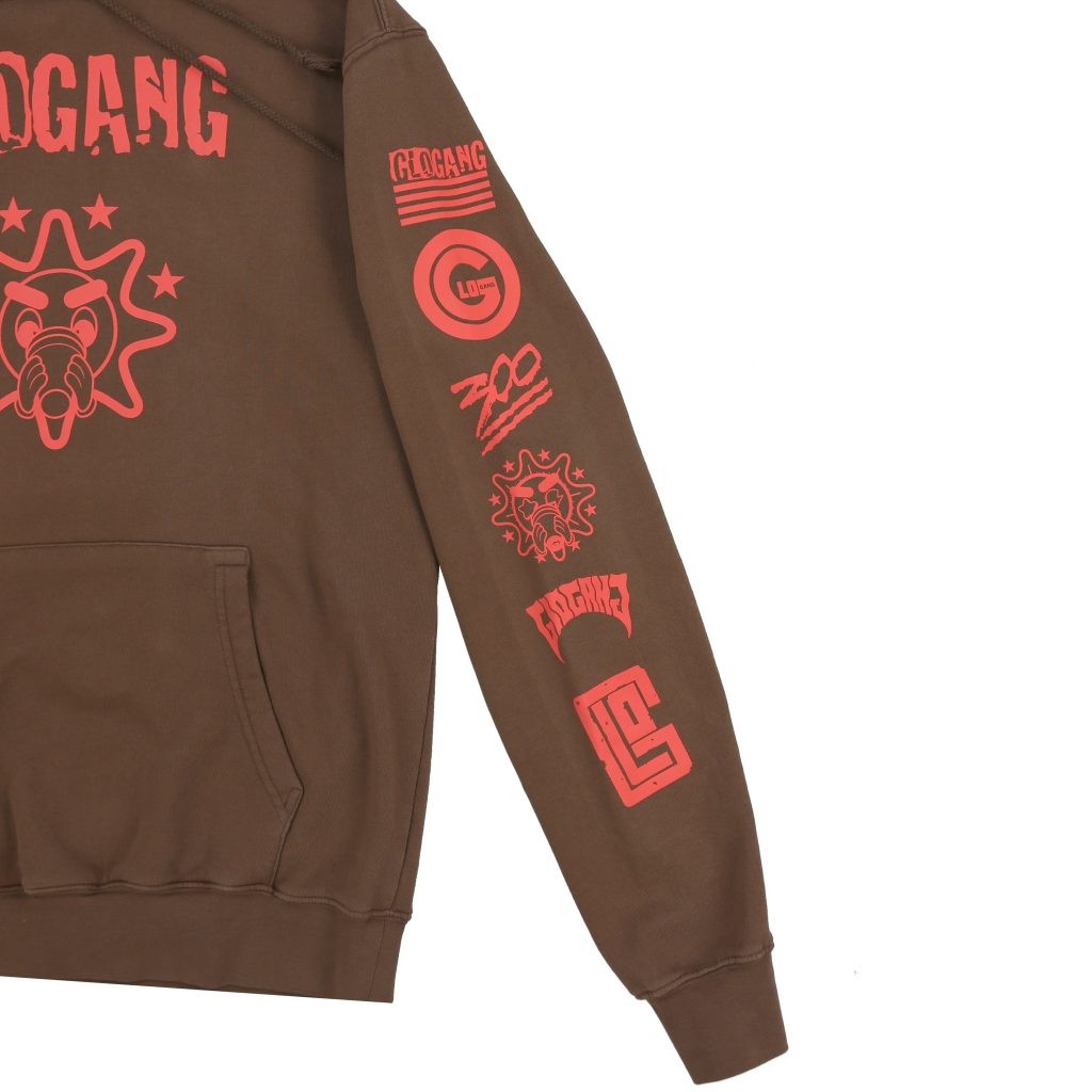 Hoody Brown 3 scaled - Glo Gang Store