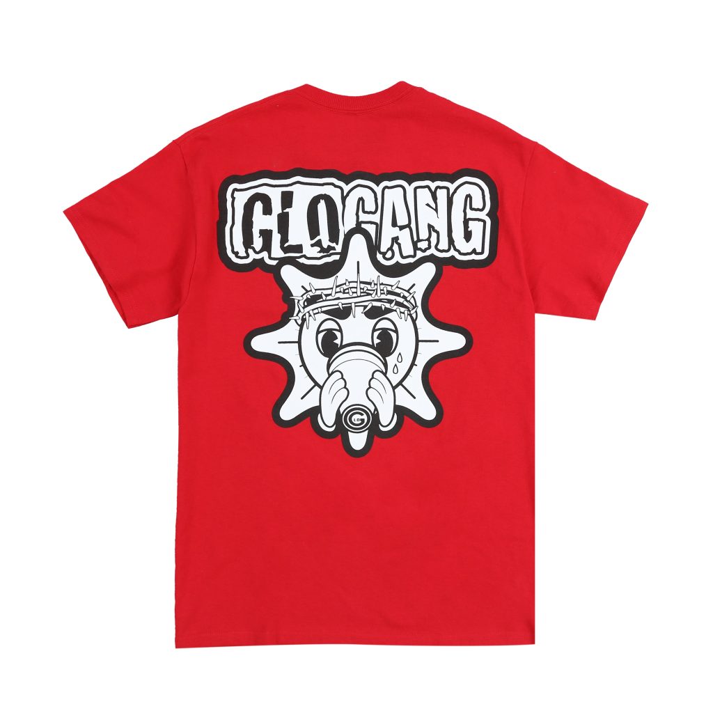 Tee Glocup red 2 scaled - Glo Gang Store