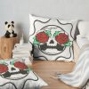 Glo Mexican Skull Glogangworldwide Throw Pillow Official Glo Gang Merch