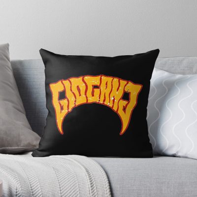 Glo Gang Throw Pillow Official Glo Gang Merch