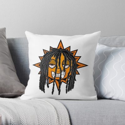 Chief Keef Throw Pillow Official Glo Gang Merch