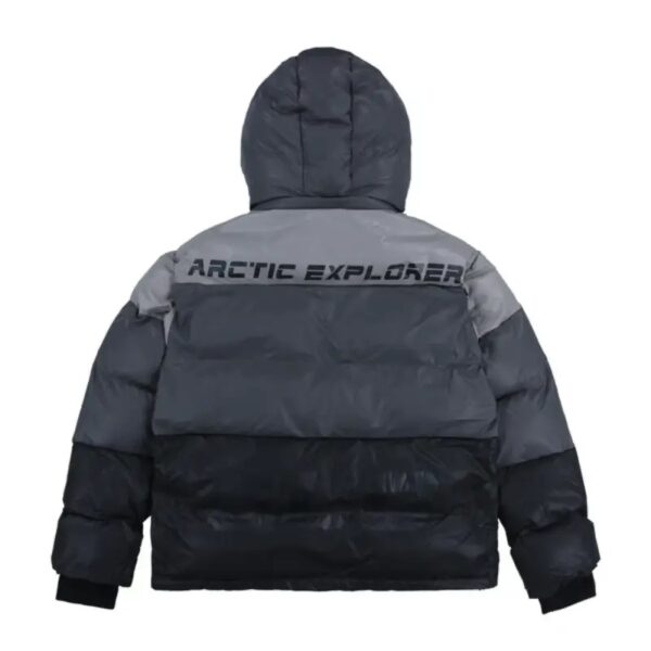Glo Gang Arctic Explorer Puffer Jacket (Black/Grey)
