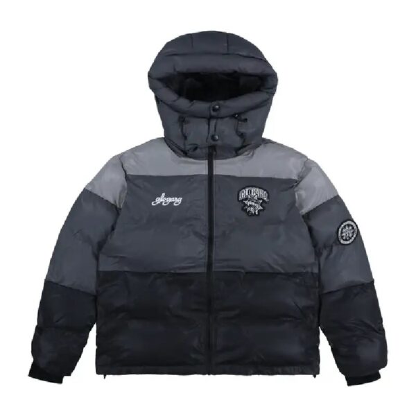 Glo Gang Arctic Explorer Puffer Jacket (Black/Grey)
