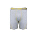 Glo Gang Boxer Brief (Heather Grey/Yellow)