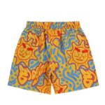 Glo Gang Glo Sun Logo Trunks (Psychedelic Blue/Orange)