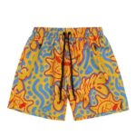 Glo Gang Glo Sun Logo Trunks (Psychedelic Blue/Orange)