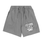 Glo Gang Sun Font Black Shorts