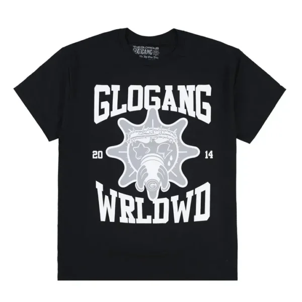 Glo Gang Worldwide Tee (Black/Blue)