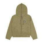 Glo Gang Bungee Track Jacket Black And Olive