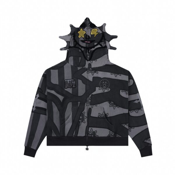 Glo and Glory Boy Flag Hoodie (Grey)