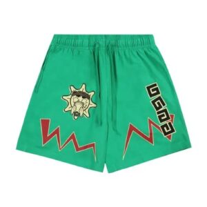 Irie to the Glory Bright Green Shorts