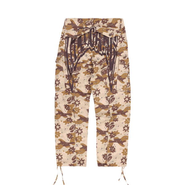Glo Gang Side Zip Tapered Pant (Tan Camo)