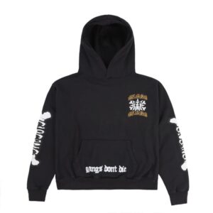 Gangs Don’t Die Bones Black Hoodie