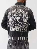 BW x TR BIG T FLAME TRUCKER JACKET