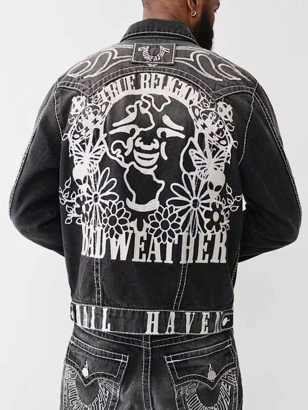 BW x TR BIG T FLAME TRUCKER JACKET